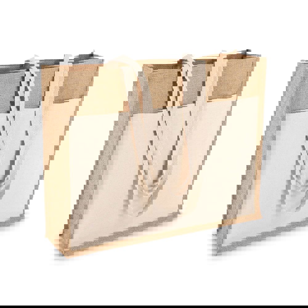 Jute Tote bag OEKO-TEX® 45 x 12 x 35cm 320g/m²