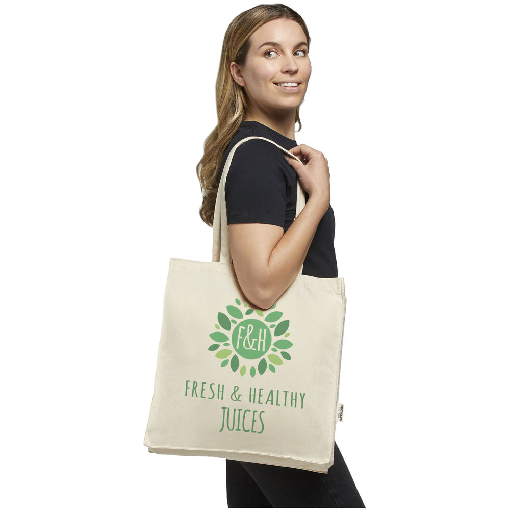 Odessa 220 g/m² GRS gerecyclede totebag 13L