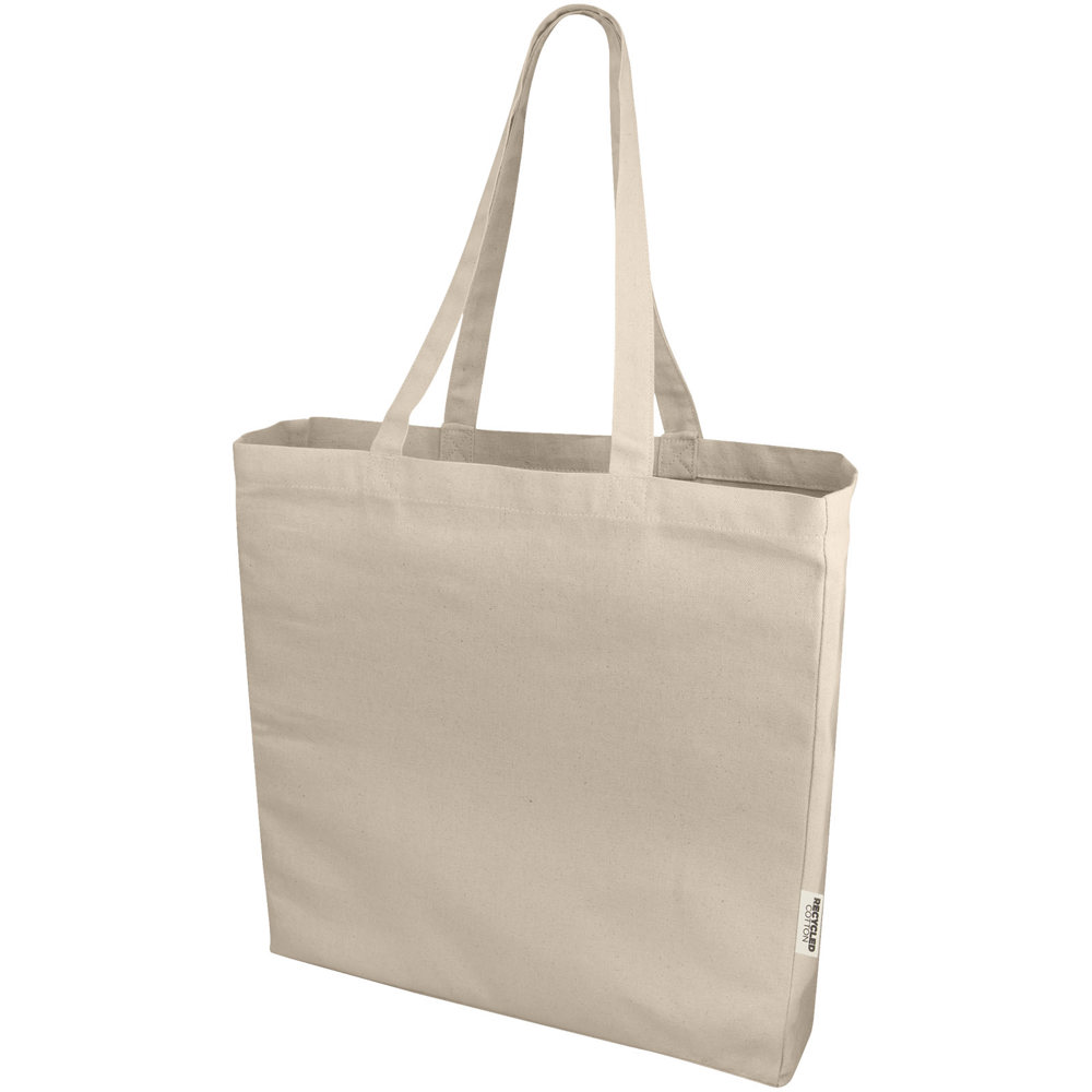 Odessa 220 g/m² GRS gerecyclede totebag 13L - natuur